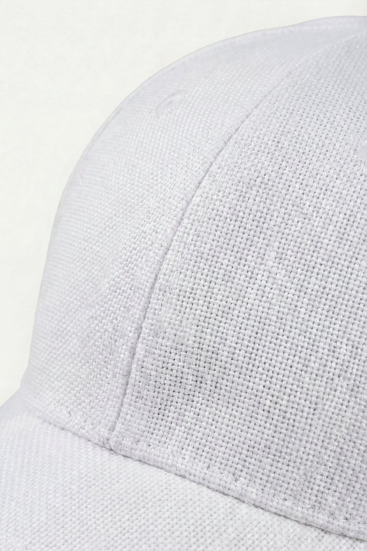 Silano Linen Cap White