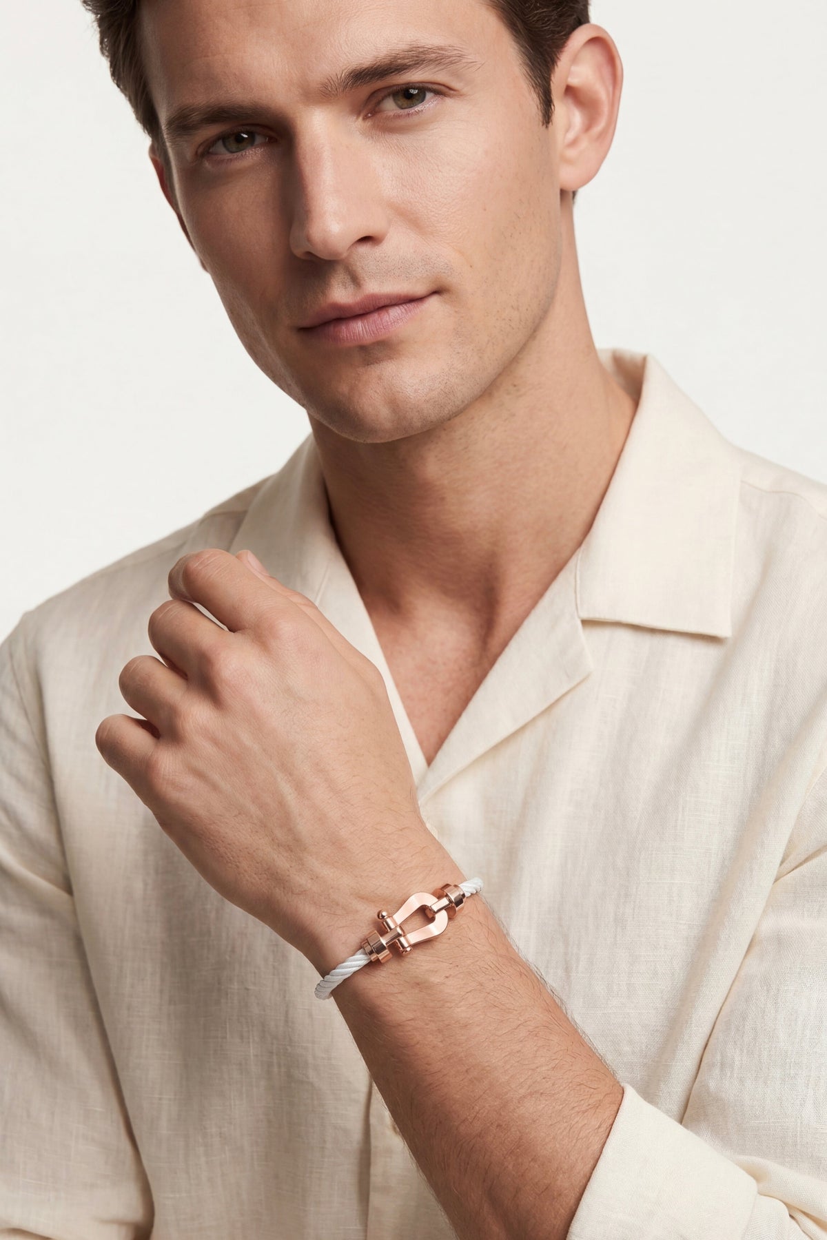 Ortigia Rose Gold Bracelet White