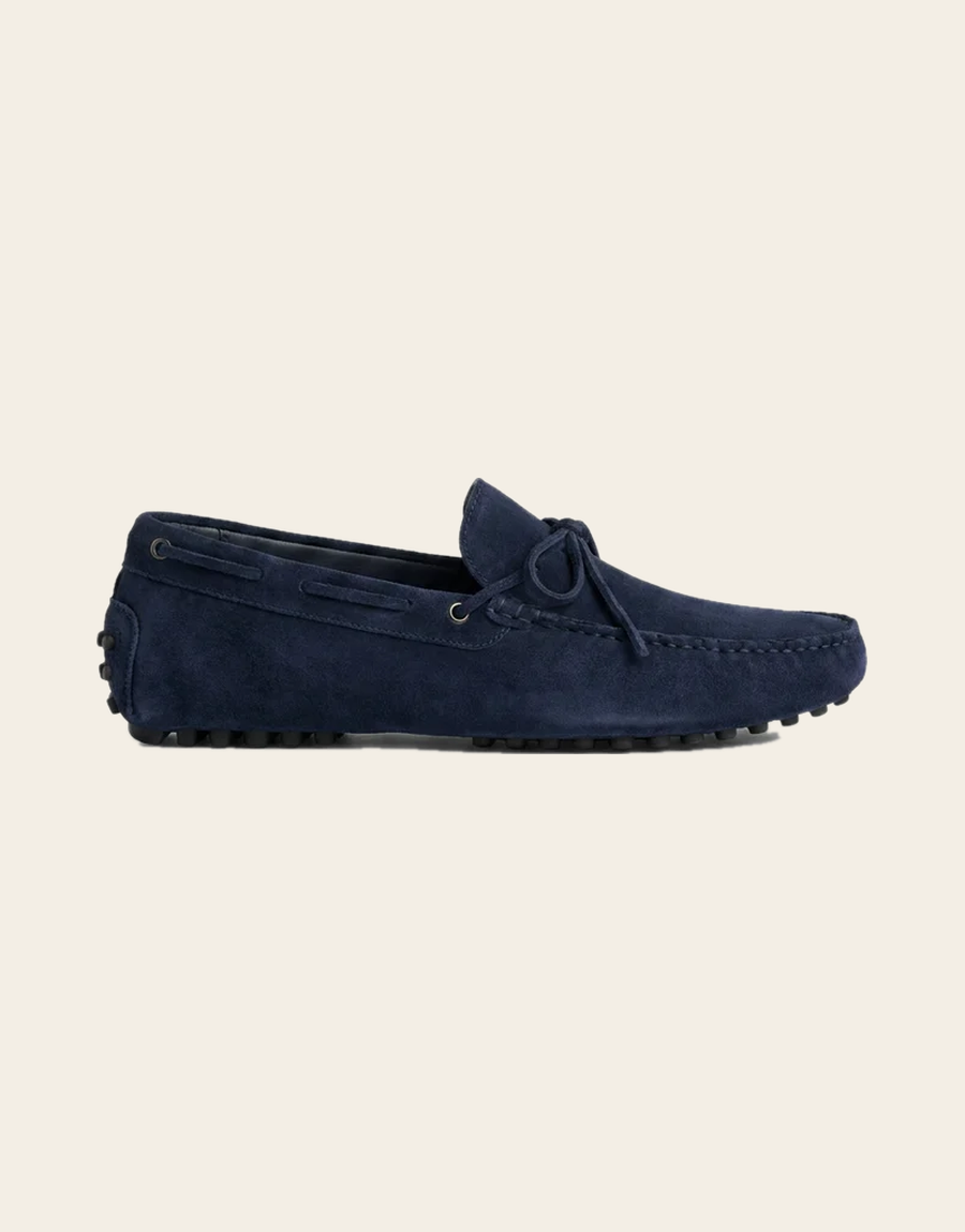 Navy Blue Driver Loafer