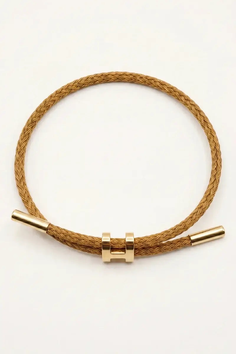 Savona Woven Bracelet Camel