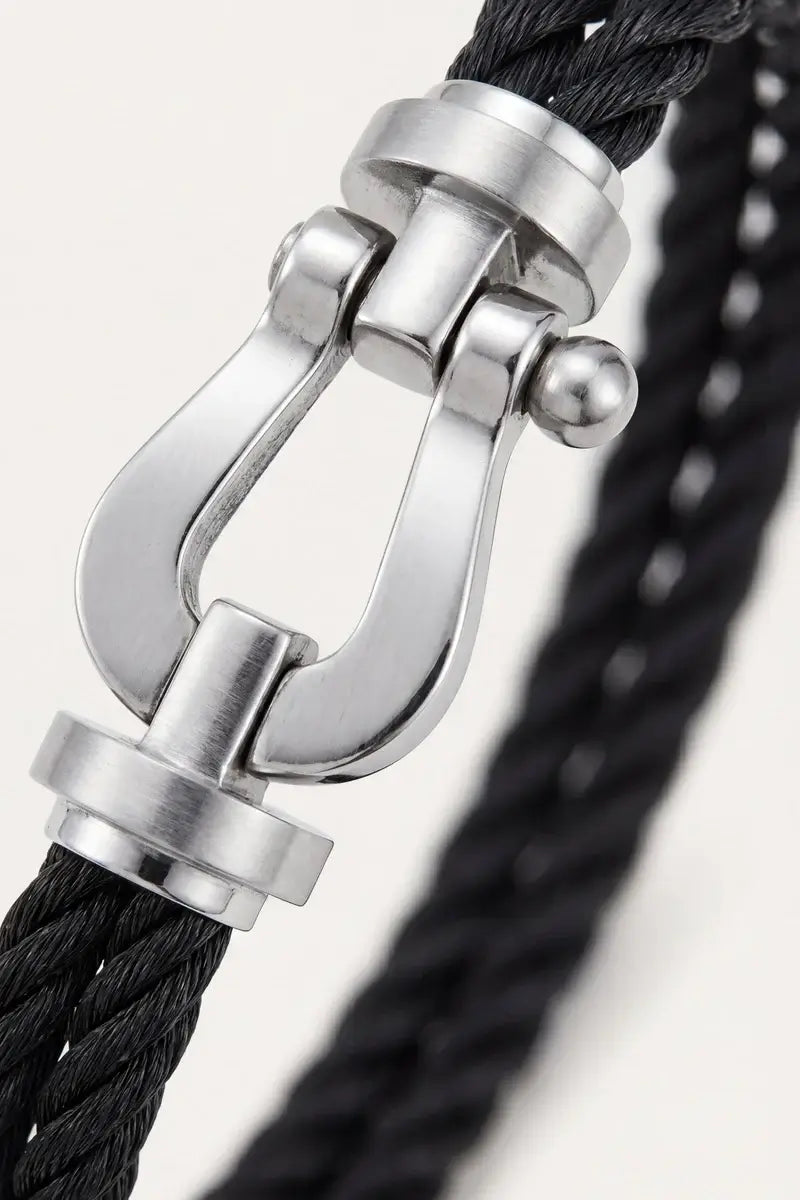 Siracusa Dual Strand Bracelet Black