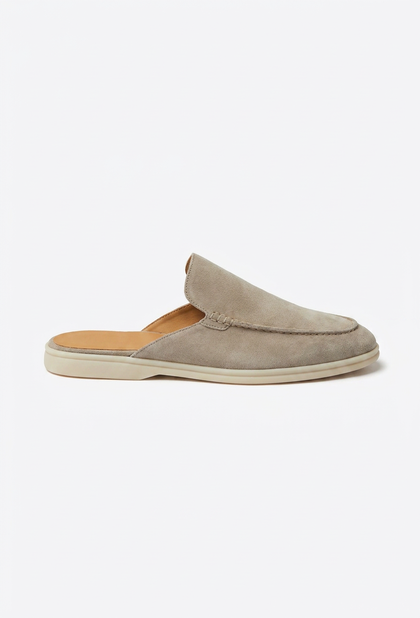 Light Grey Dune Mule