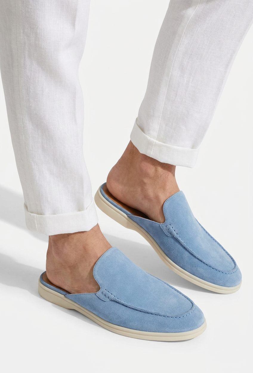 Light Blue Dune Mule