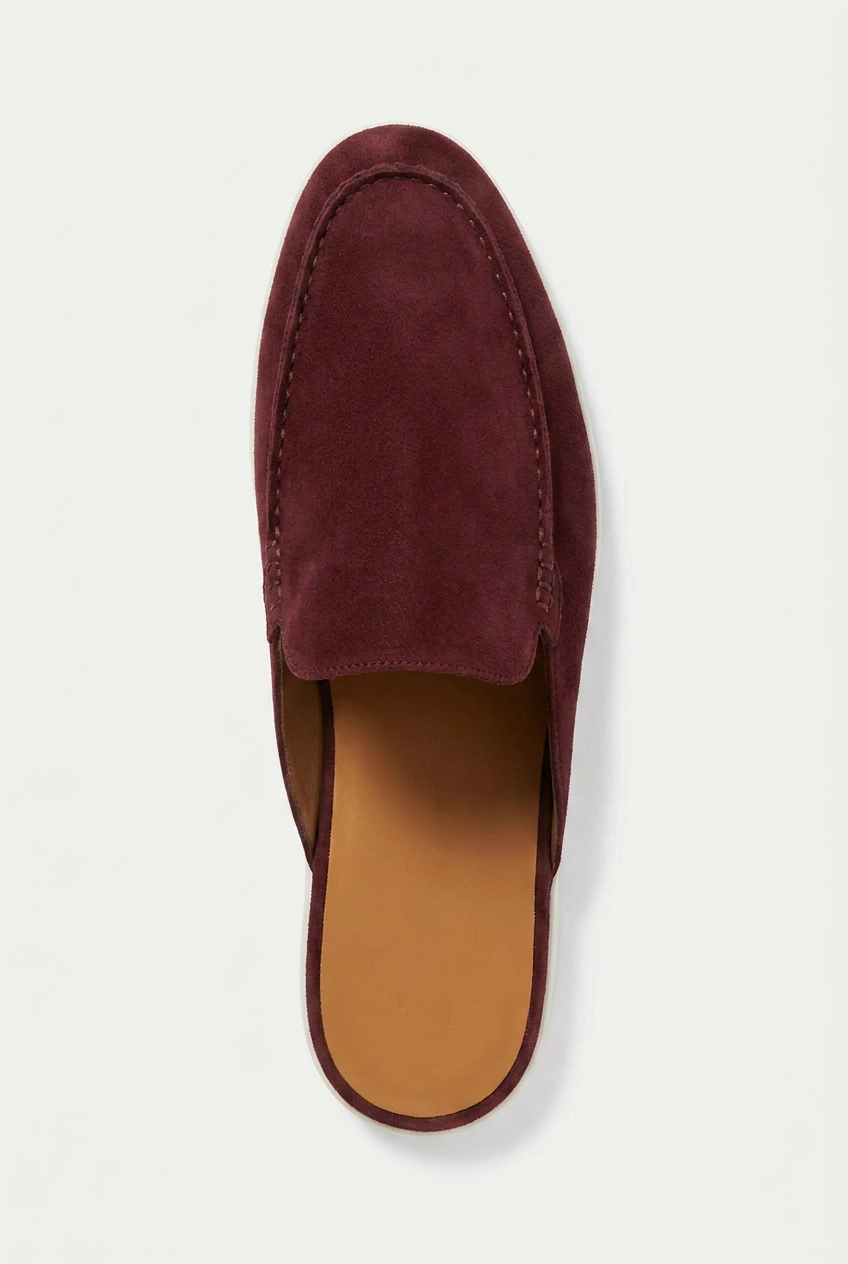 Burgundy Dune Mule