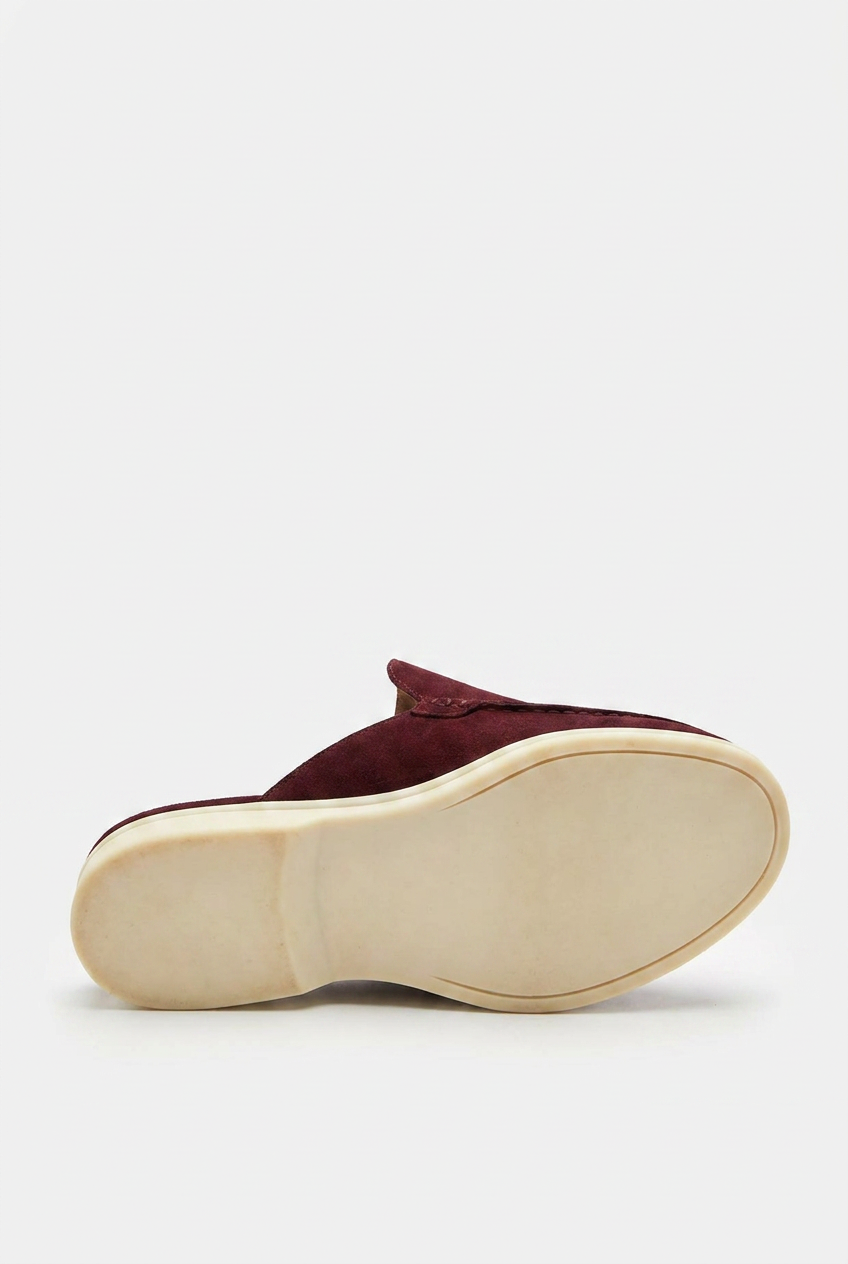 Burgundy Dune Mule
