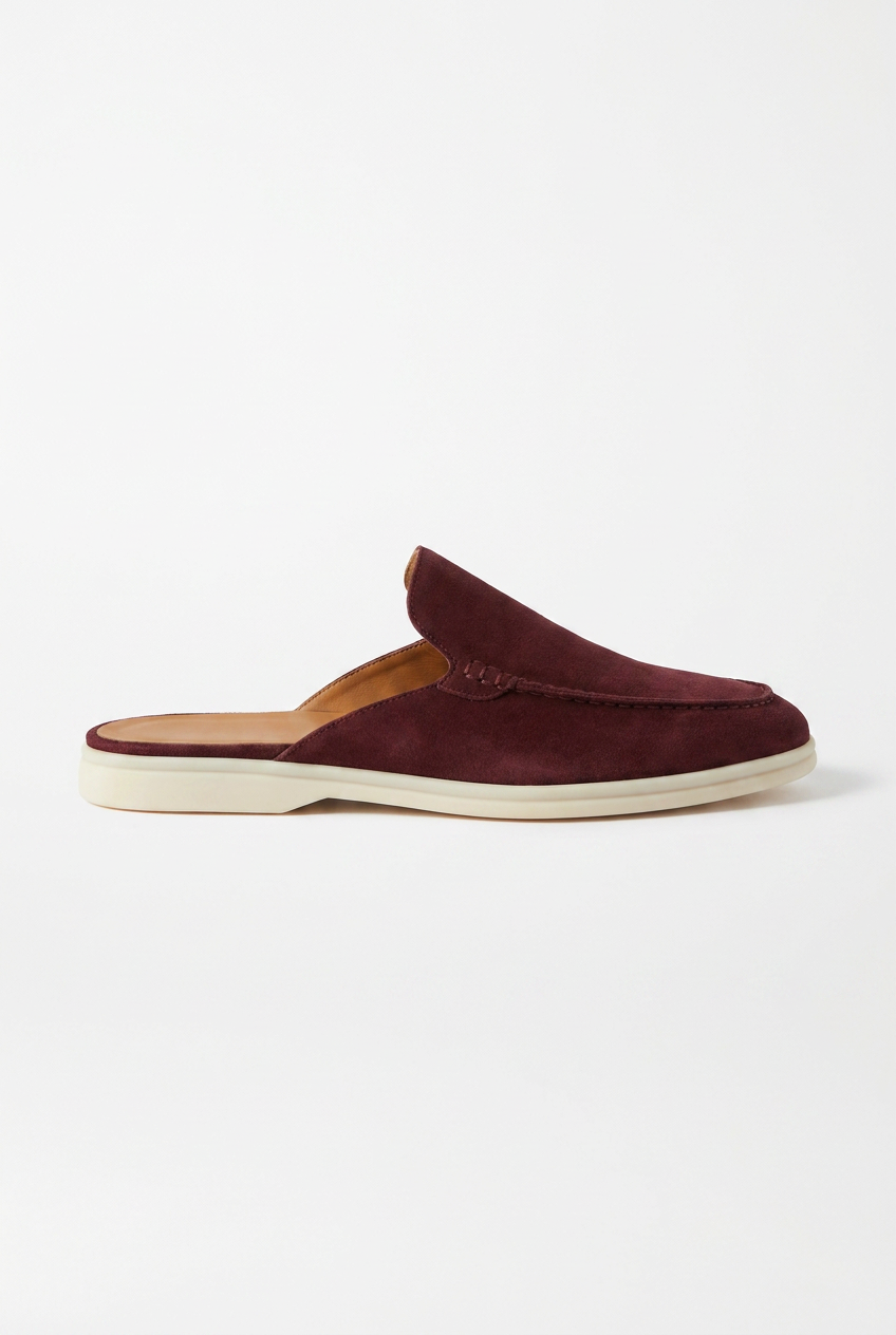 Burgundy Dune Mule