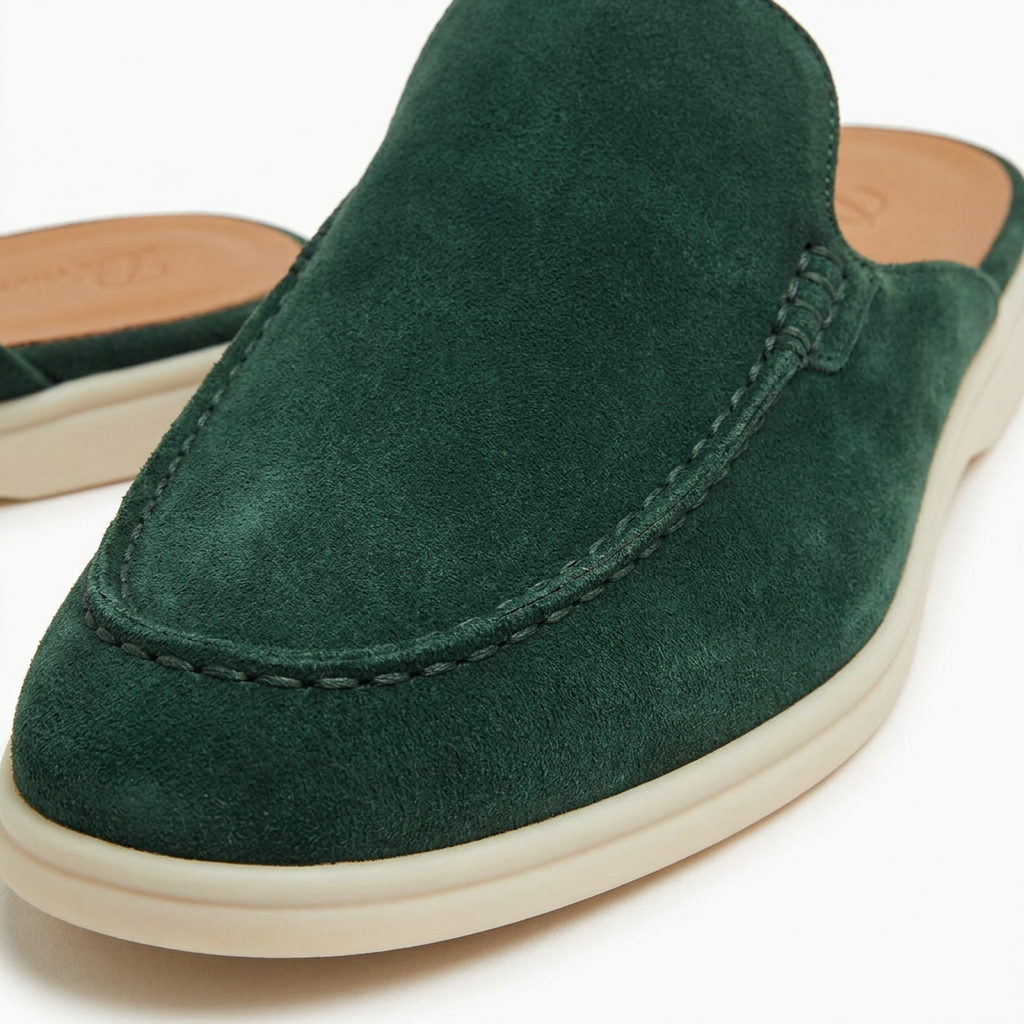 Forest Green Dune Mule