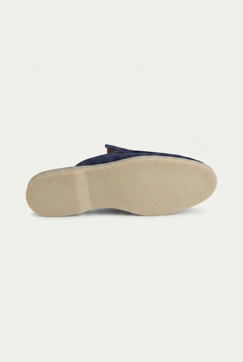 Navy Blue Dune Mule