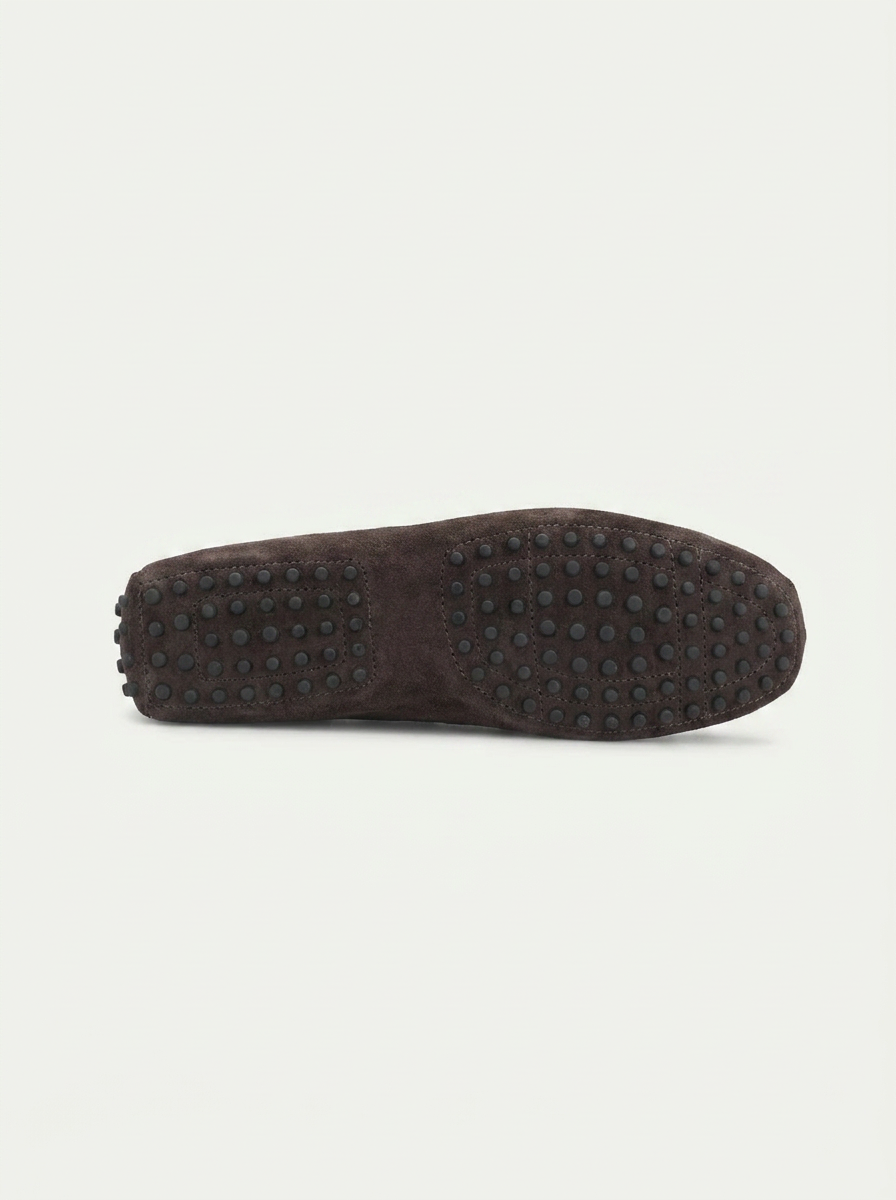 Warm Grey Driver Loafer