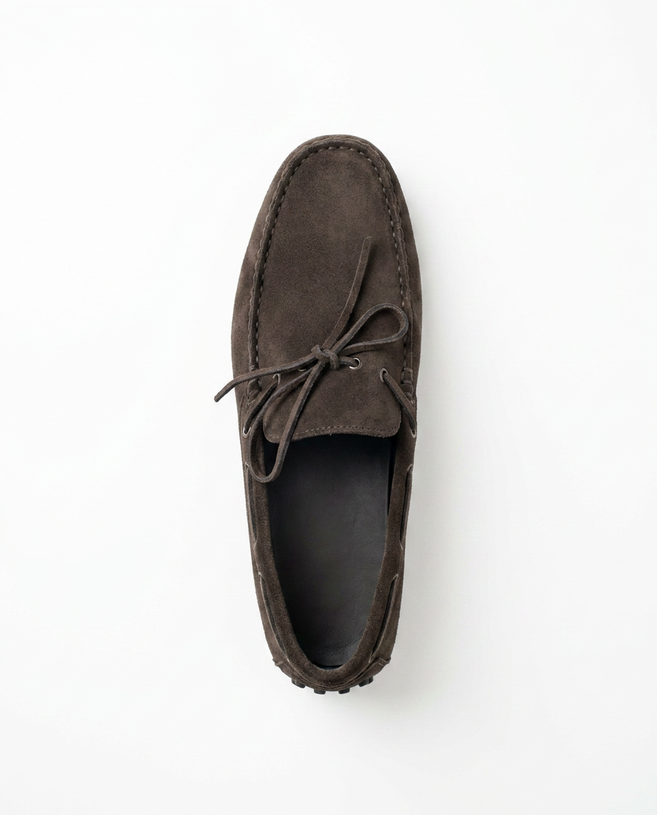 Warm Grey Driver Loafer