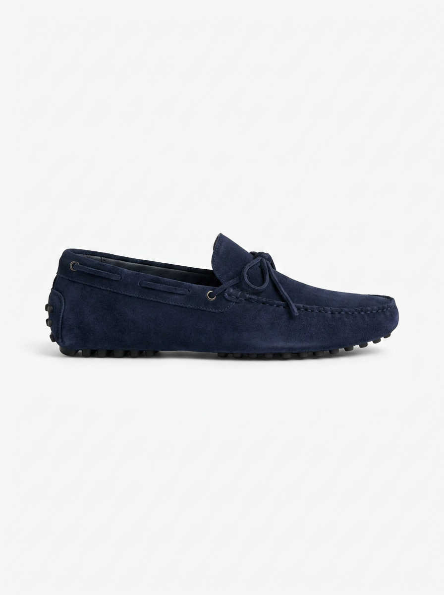 Navy Blue Driver Loafer