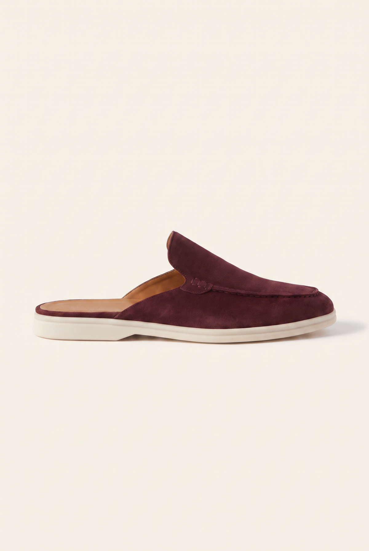 Burgundy Dune Mule