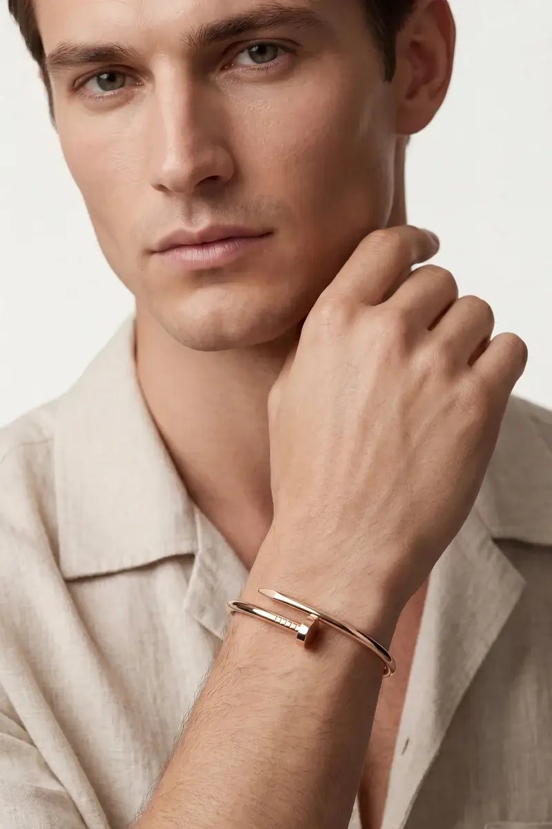 Varenna Sculpted Bracelet Rose Gold