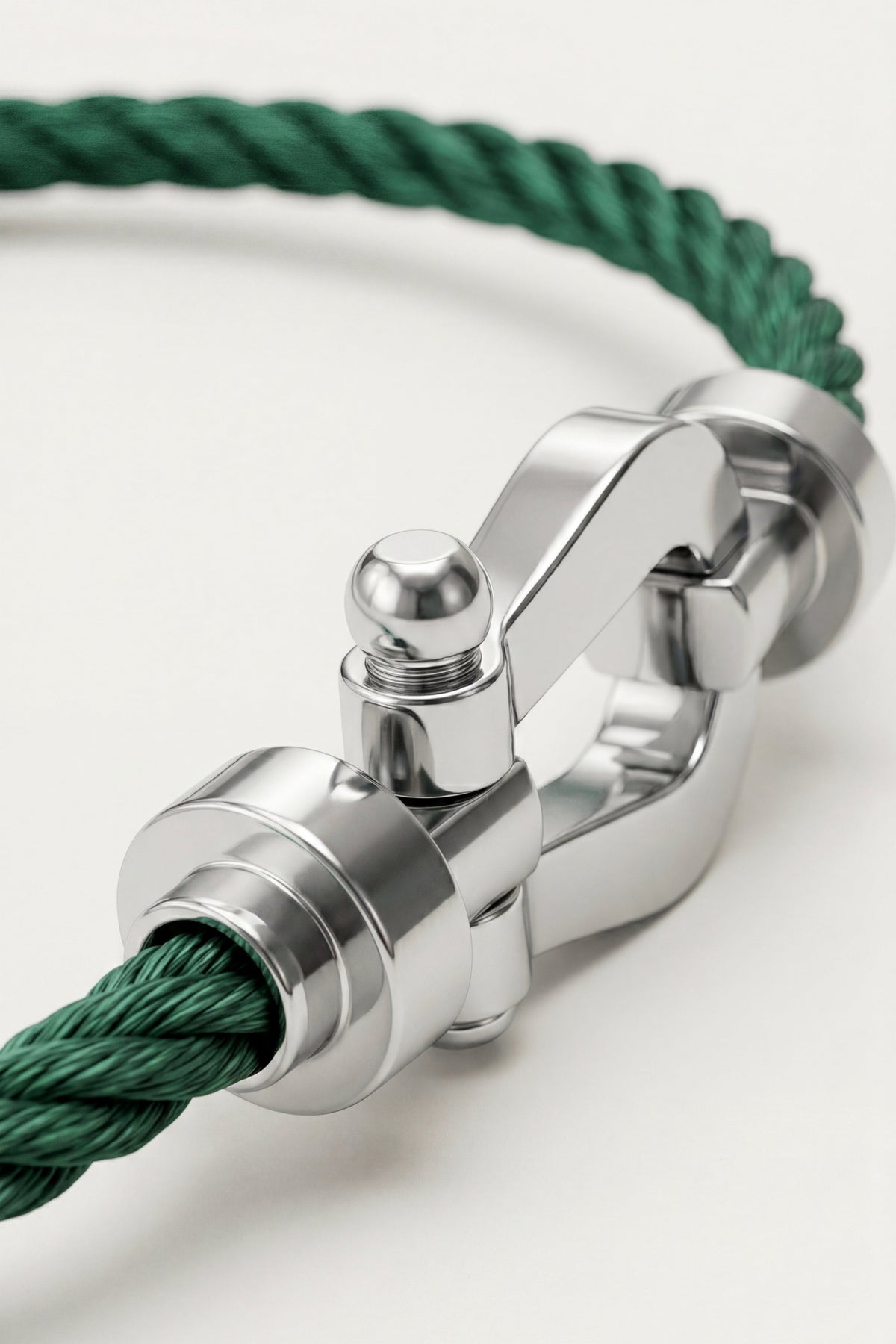 Ortigia Platinum Bracelet Forest Green