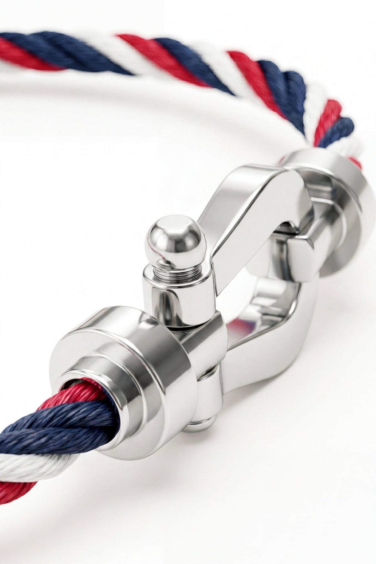 Ortigia Platinum Bracelet Blue/Red/White