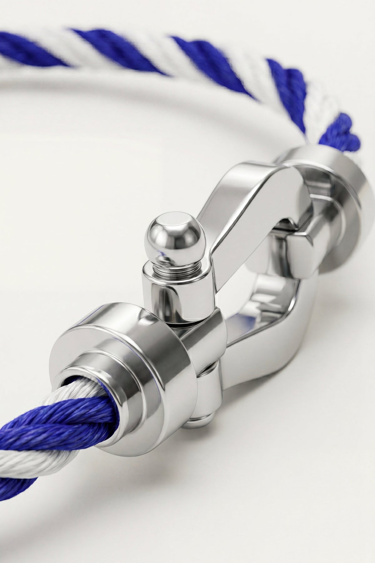 Ortigia Platinum Bracelet Blue/White