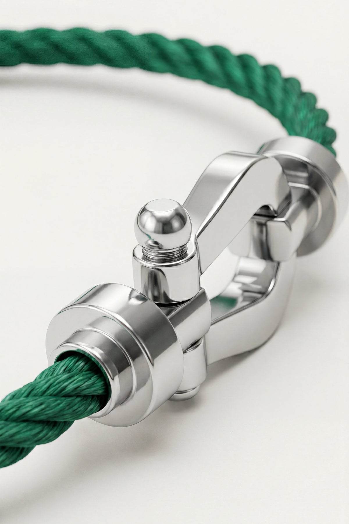 Ortigia Platinum Bracelet Emerald Green