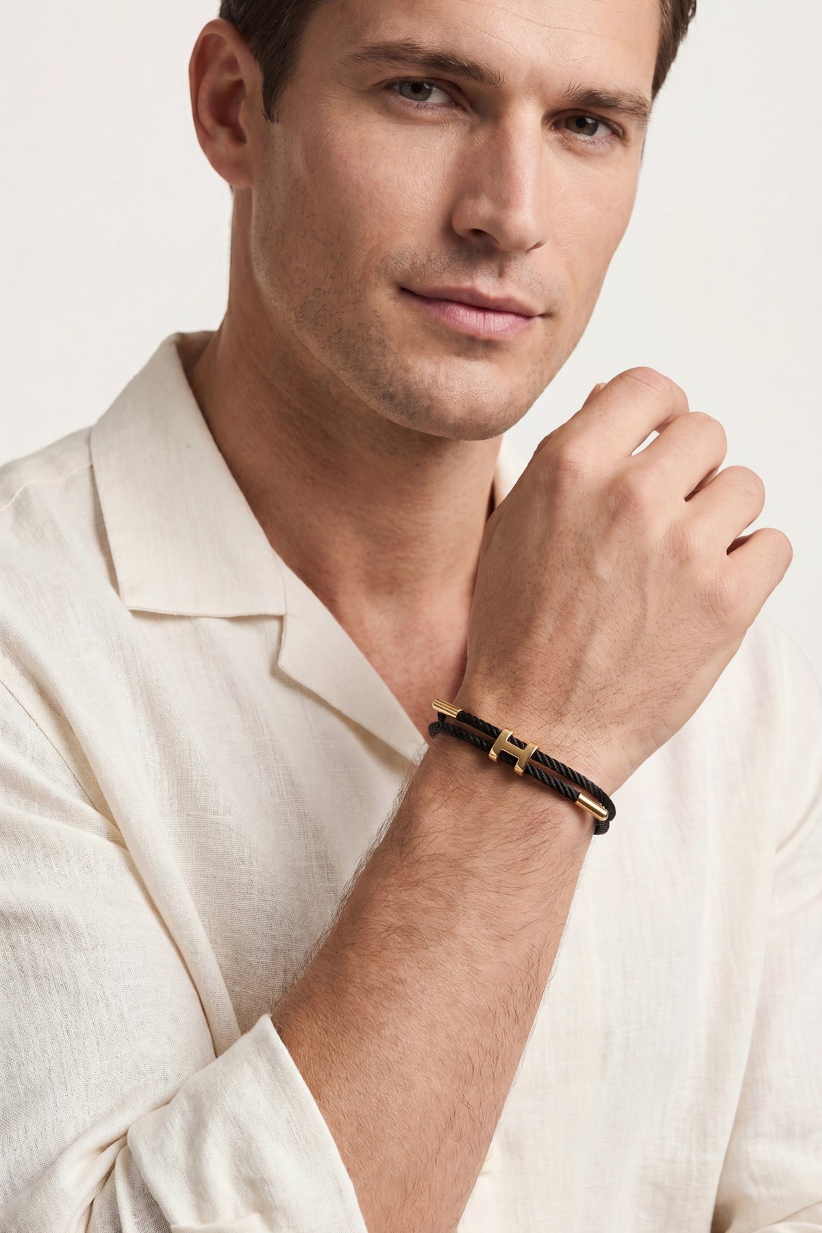 Savona Woven Bracelet Black