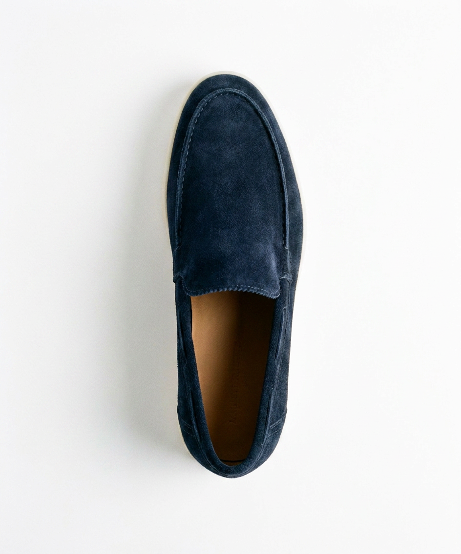 Navy Shore Loafer