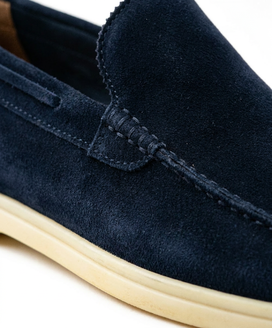 Navy Shore Loafer