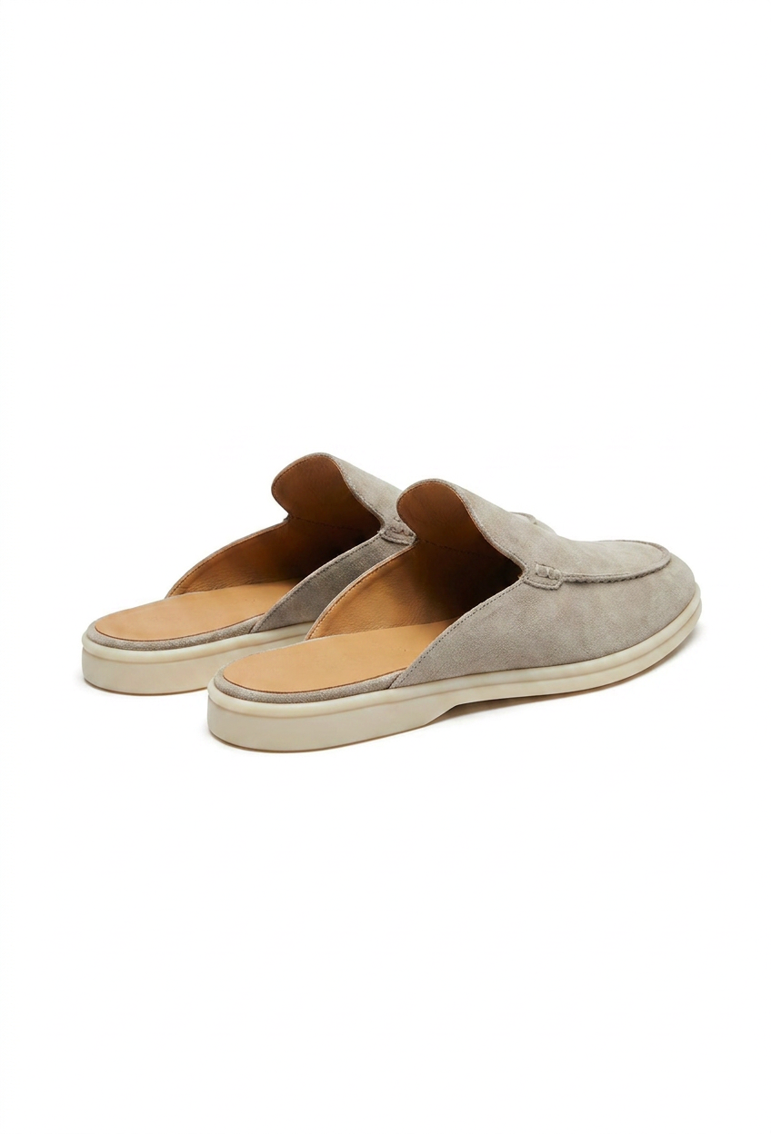 Light Grey Dune Mule