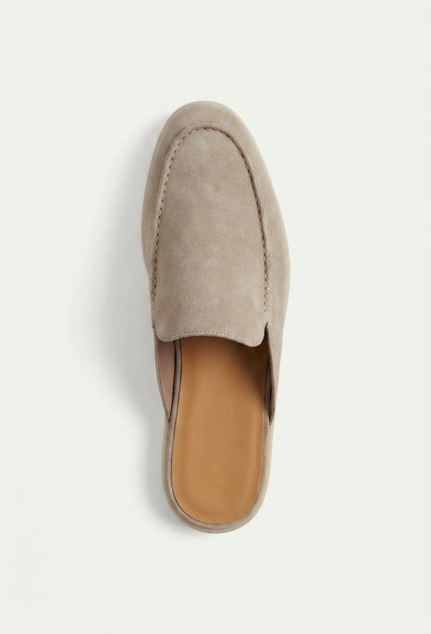 Light Grey Dune Mule