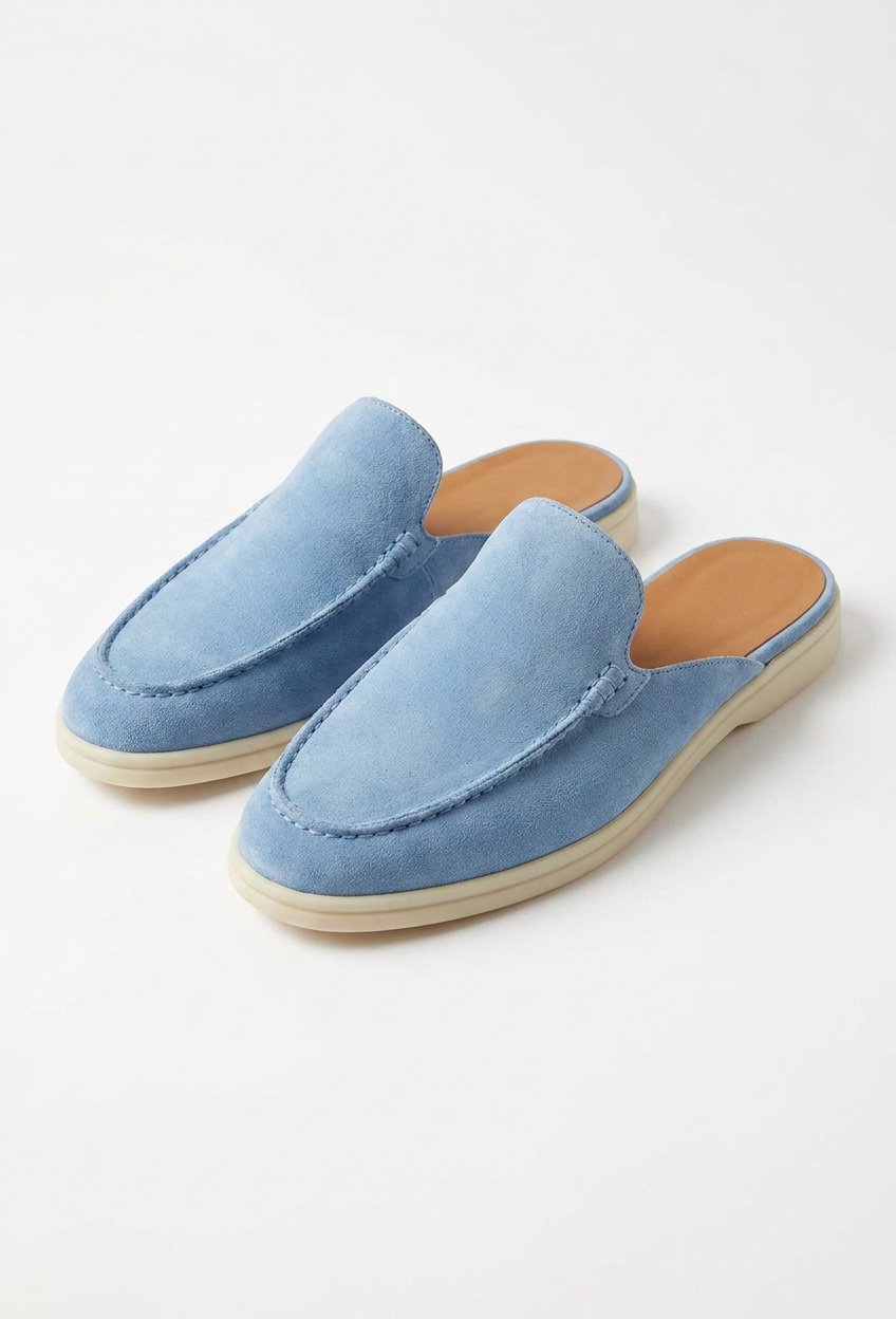 Light Blue Dune Mule
