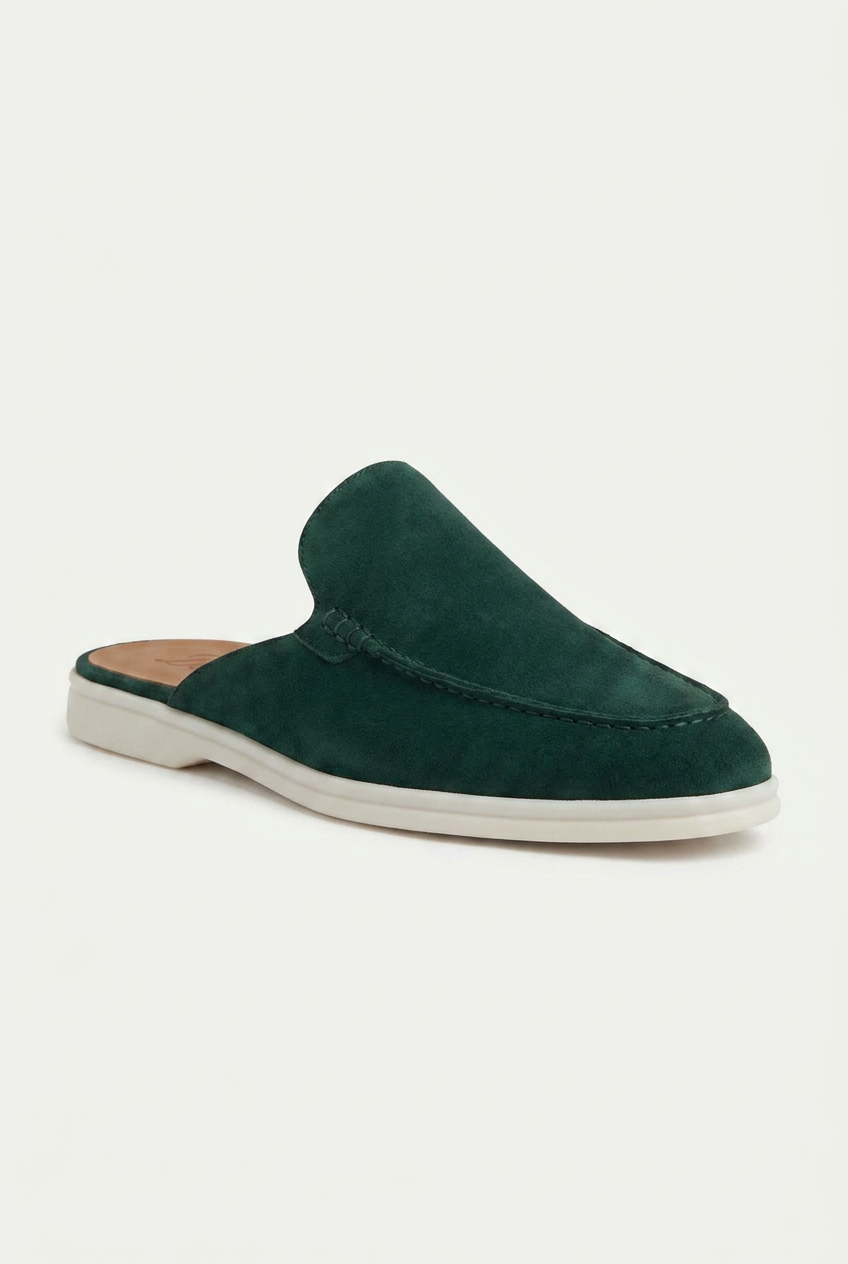 Forest Green Dune Mule