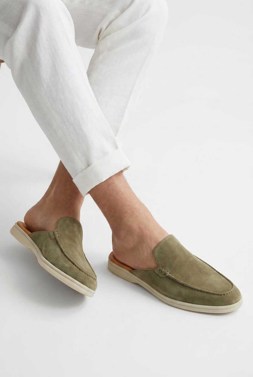 Olive Dune Mule