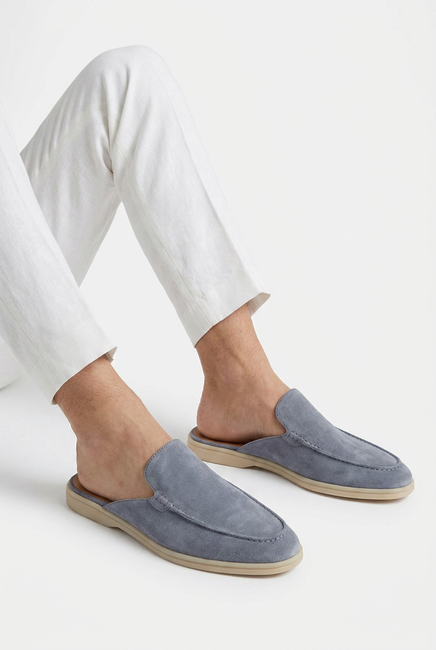 Baby Blue Dune Mule