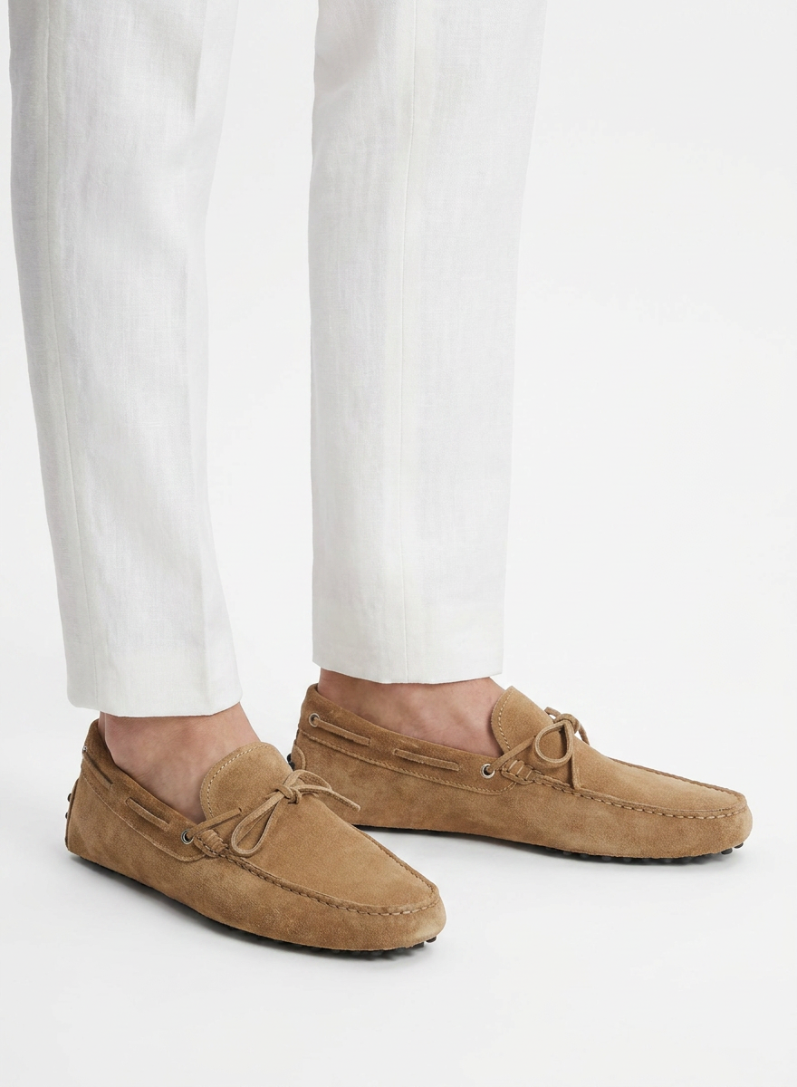 Beige Driver Loafer