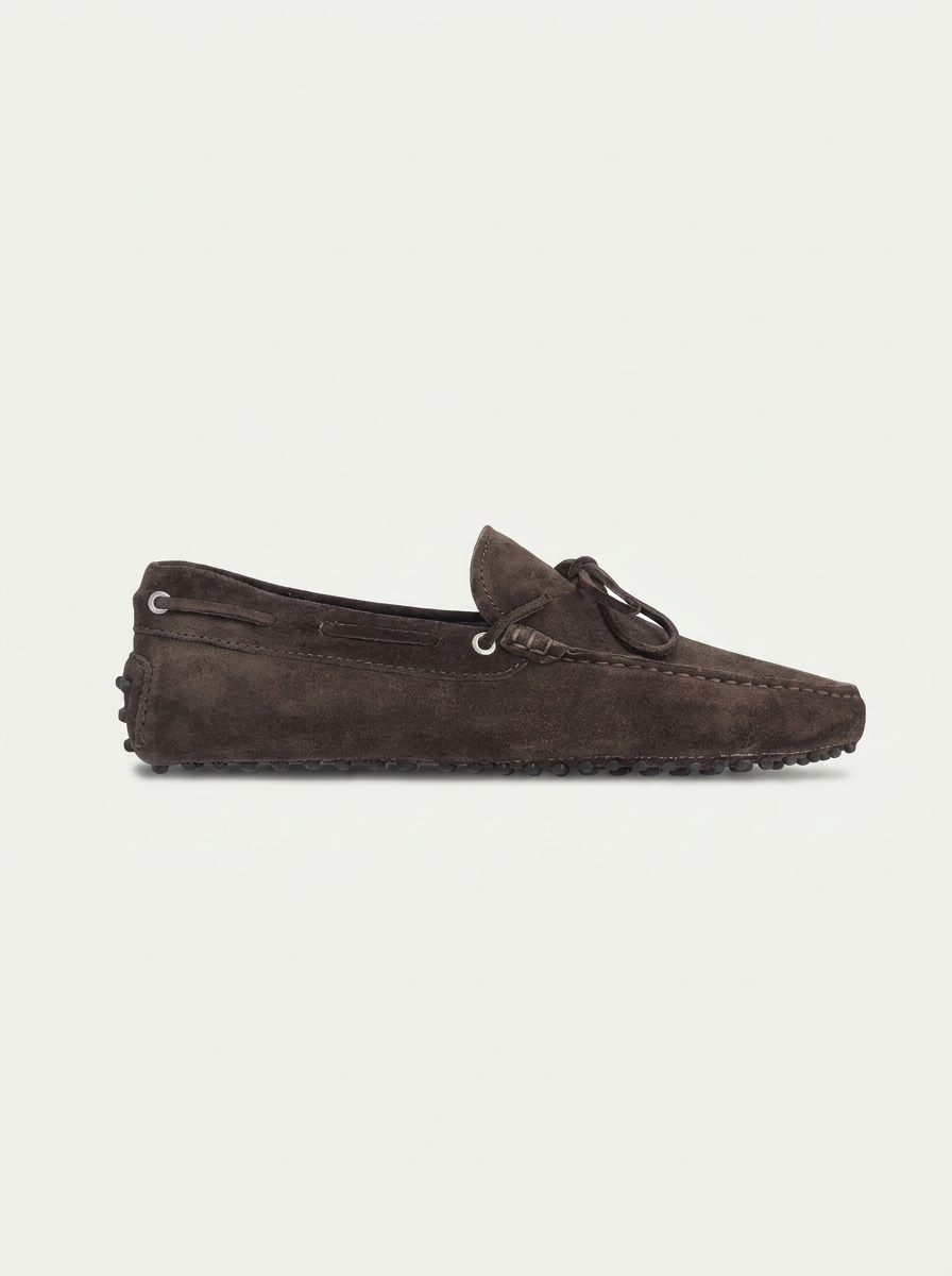 Warm Grey Driver Loafer