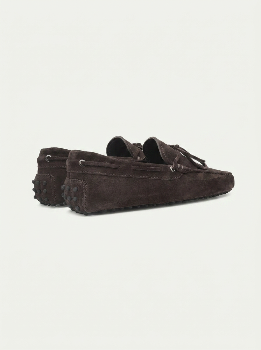 Warm Grey Driver Loafer