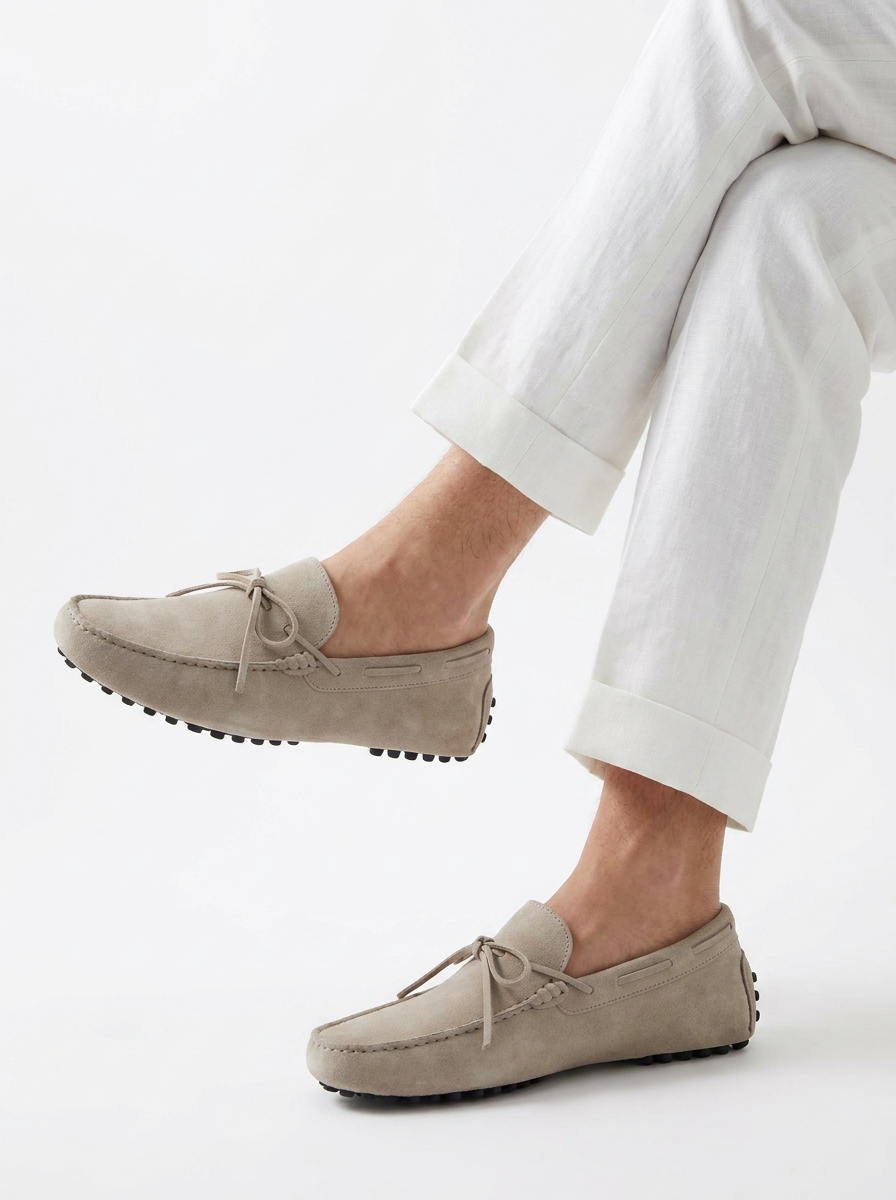 Light Grey Driver Loafer