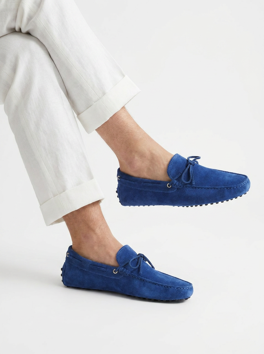 Ultramarine Blue Driver Loafer