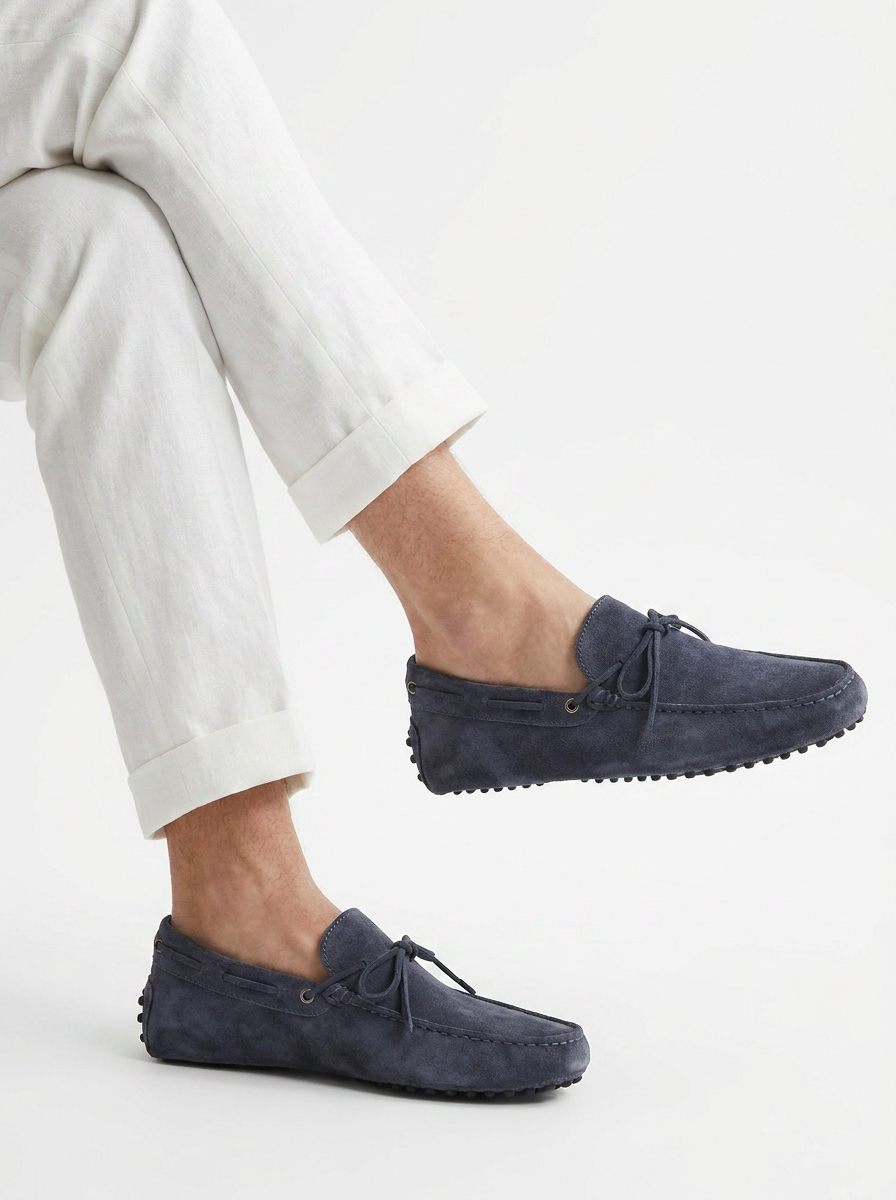 Steel Blue Driver Loafer