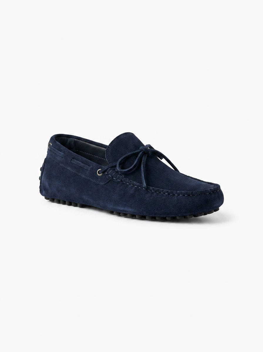 Navy Blue Driver Loafer