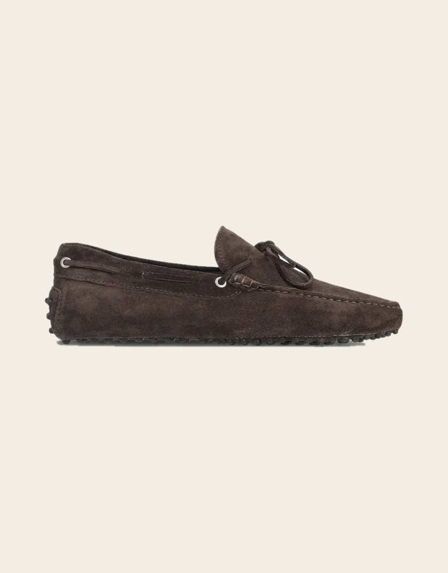 Warm Grey Driver Loafer